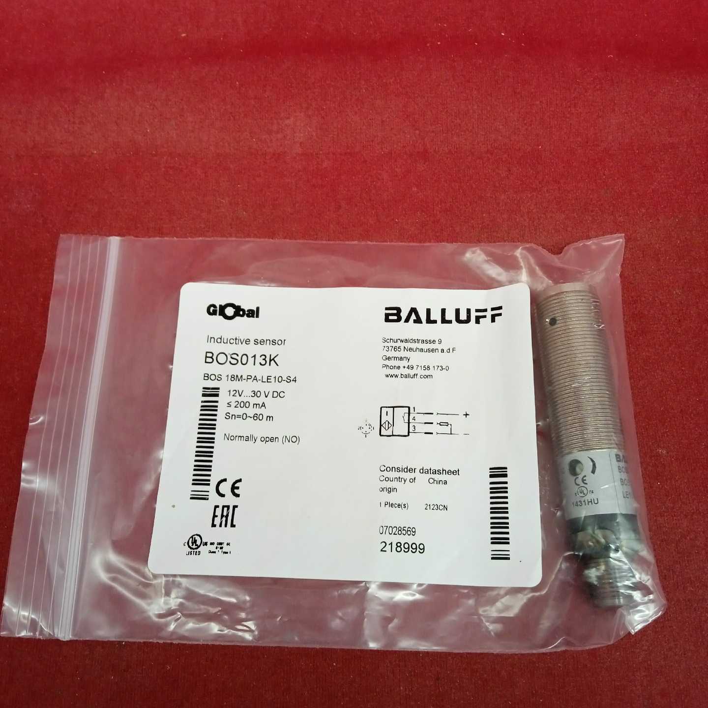 巴鲁夫传感器BOS013KBOS18M-PA询价