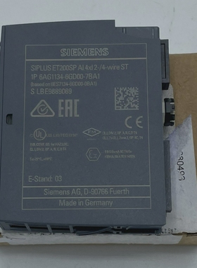 SiemensET200SPAI4XI2-/4-Wire6AG1134-6GD00-7BA1-NEW