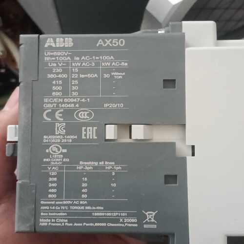 咨询-ABB接触器AX50-30-11-84