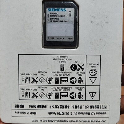 询价-SIMATICHMI内存卡512MBSD卡型