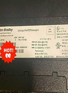 AB1756-IRT8I没包装盒AB1769-OF4--议价商品