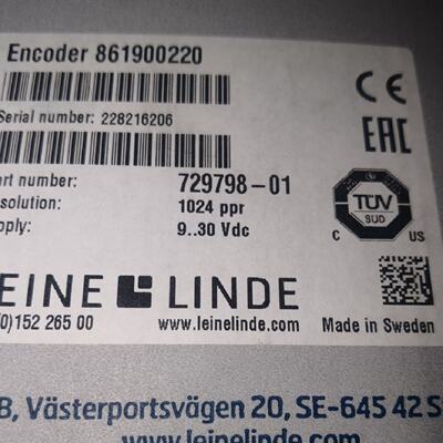 议价LEINELINDE林德编码器型号861900220