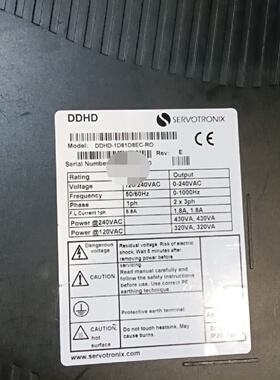 议价高创伺服驱动器DDHD1D81D8ECRO拆机成