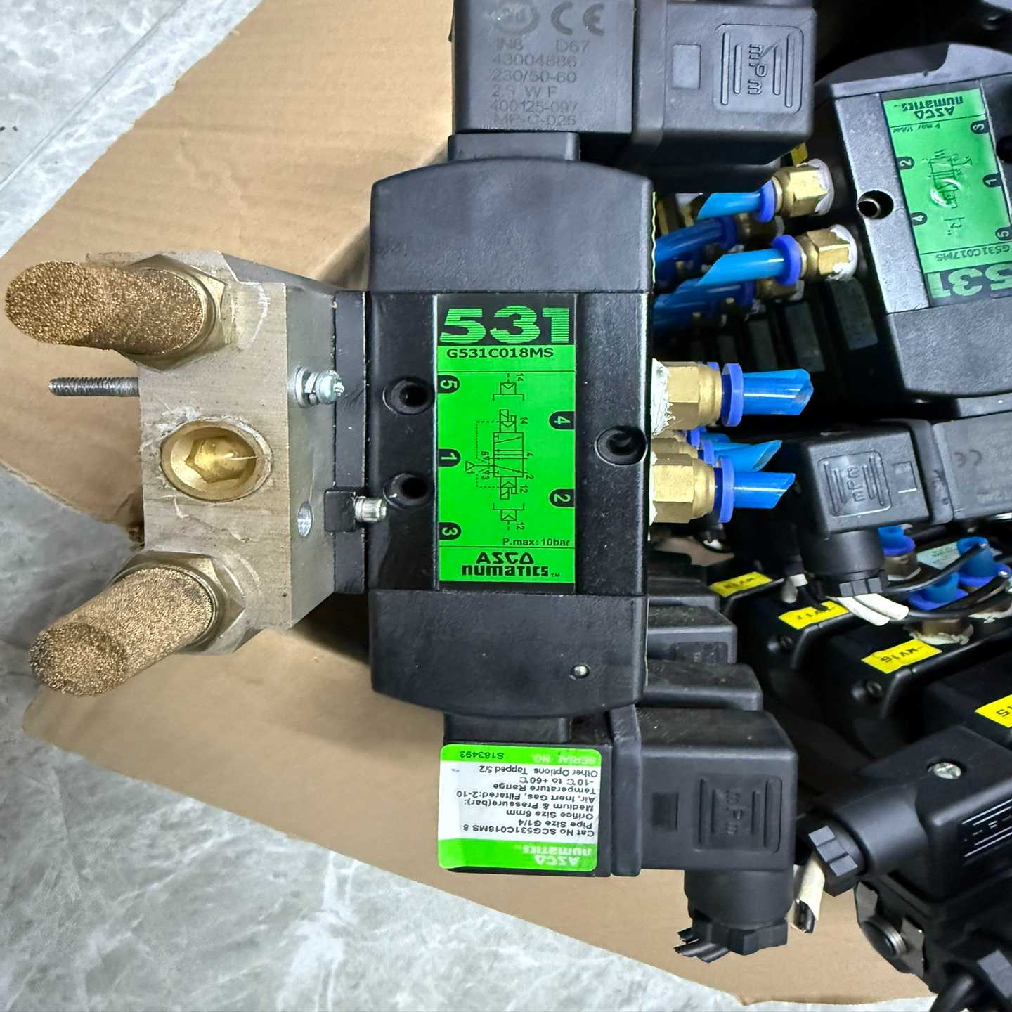 ASCO电磁阀G531C018MS、G531C017MS，拆-议价