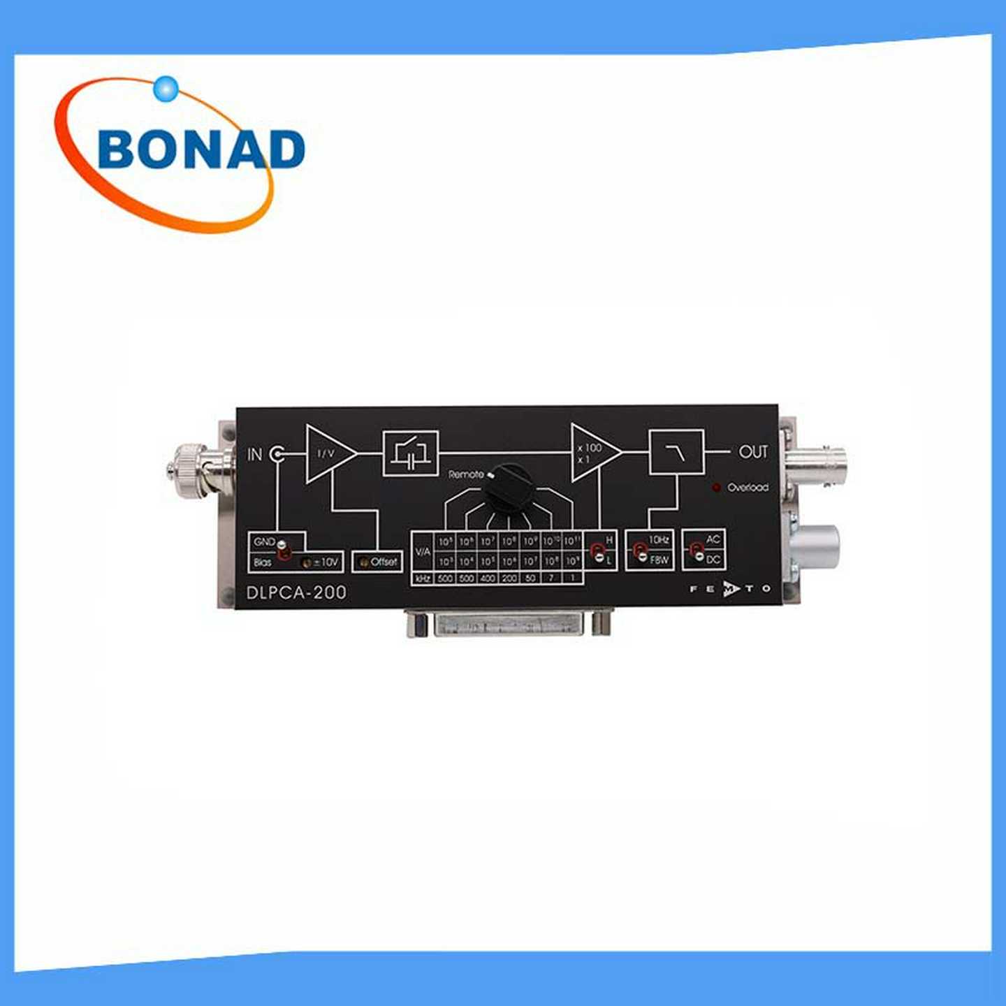 DLPCA-200电流放大器DCA-100电流放F大器FEMTO电流放大器模块