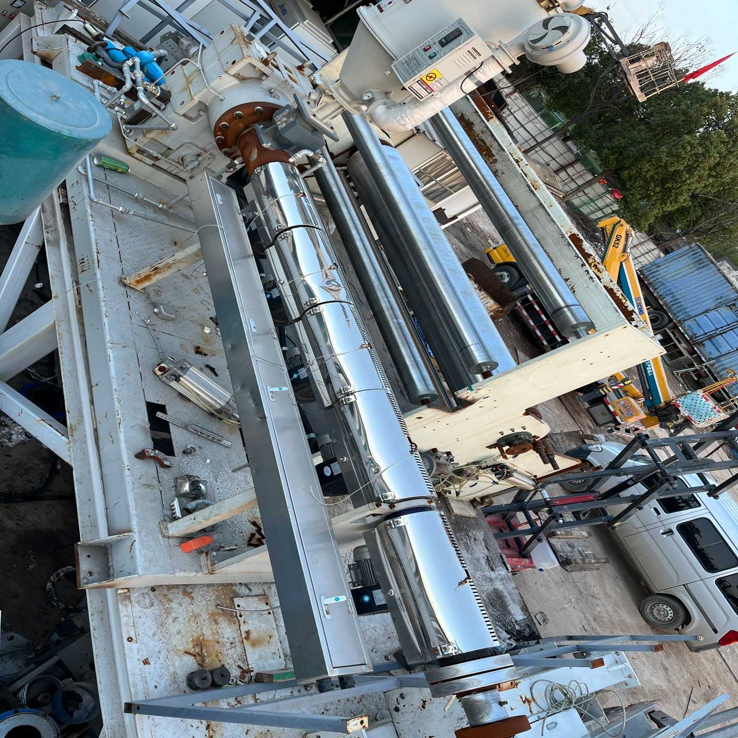 询价105单螺杆挤机280配105螺杆带底座