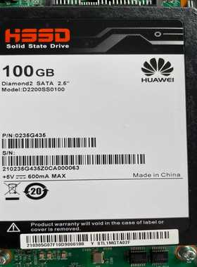 议价华为0235G6G1HSSD存储服务器硬盘100GSS