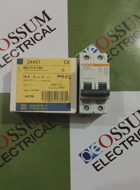 SQUARED24451MULTI9C60MINITURECIRCUITBREAKER16A2POL