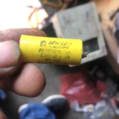 丹麦产战神JENSEN0.041uf400V簿膜电容二手--议价商品