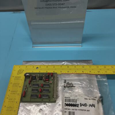 Huttinger D401471 PCB Integrator Threshold Switch PCB 188768