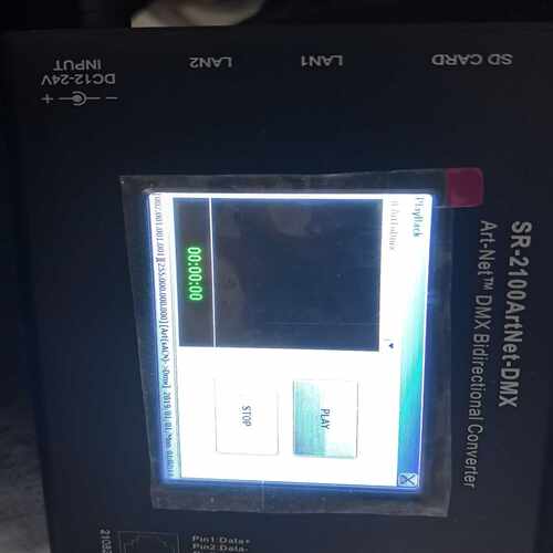 sr-2100artnet-dmx双向转换器全新未使用-议价