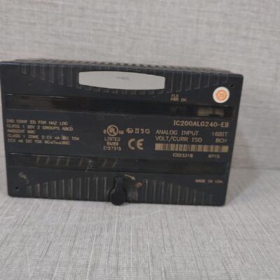 GE Fanuc IC200ALG240EB Analog Input Module  with Damaged Par