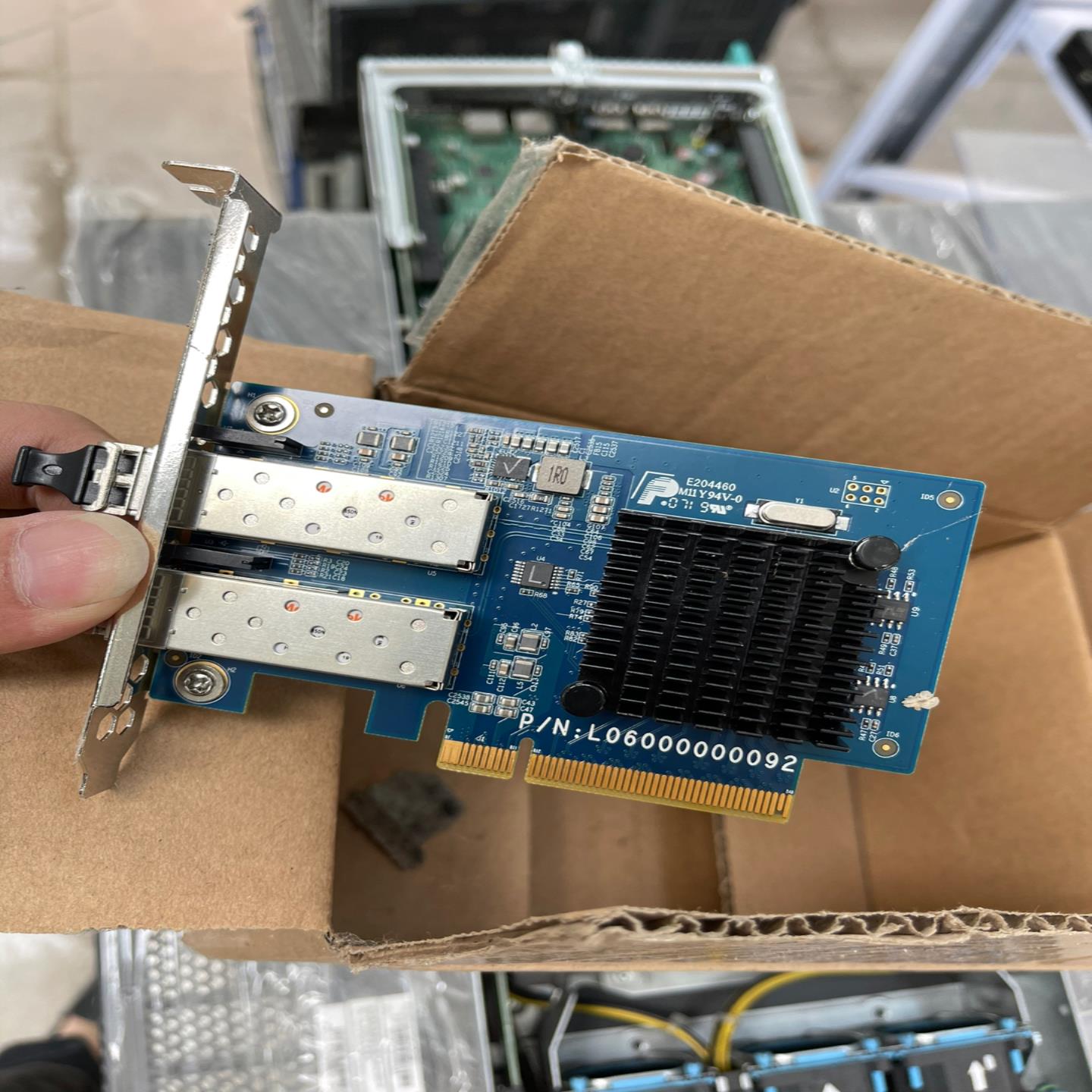 宝德 万兆网卡PCB版82599 光纤台式机光口 PCI-E