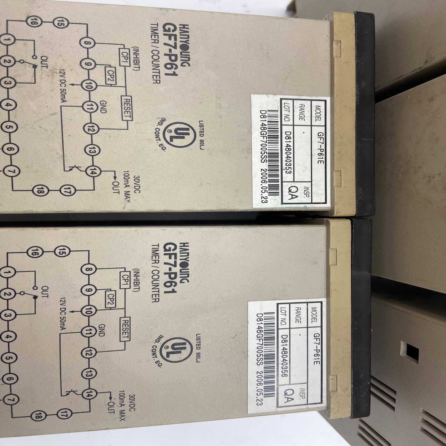 咨询-韩荣计数器GF7-P61GF7-P61E，成色不错，功