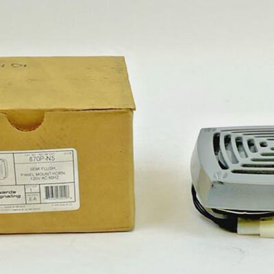 EDWARDS SIGNALING 870PN5 SEMI FLUSH  PANEL MOUNT HORN 120VAC