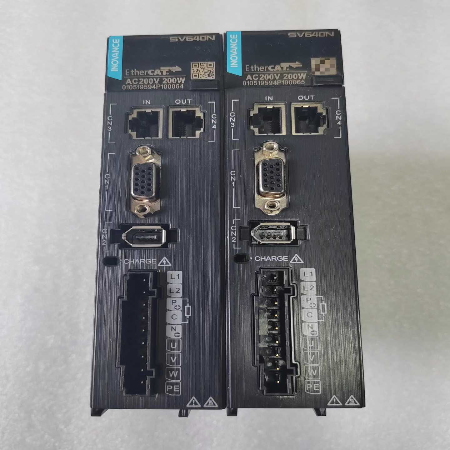 SV640NS1R6I，汇川伺服驱动器200w，配套电机也有