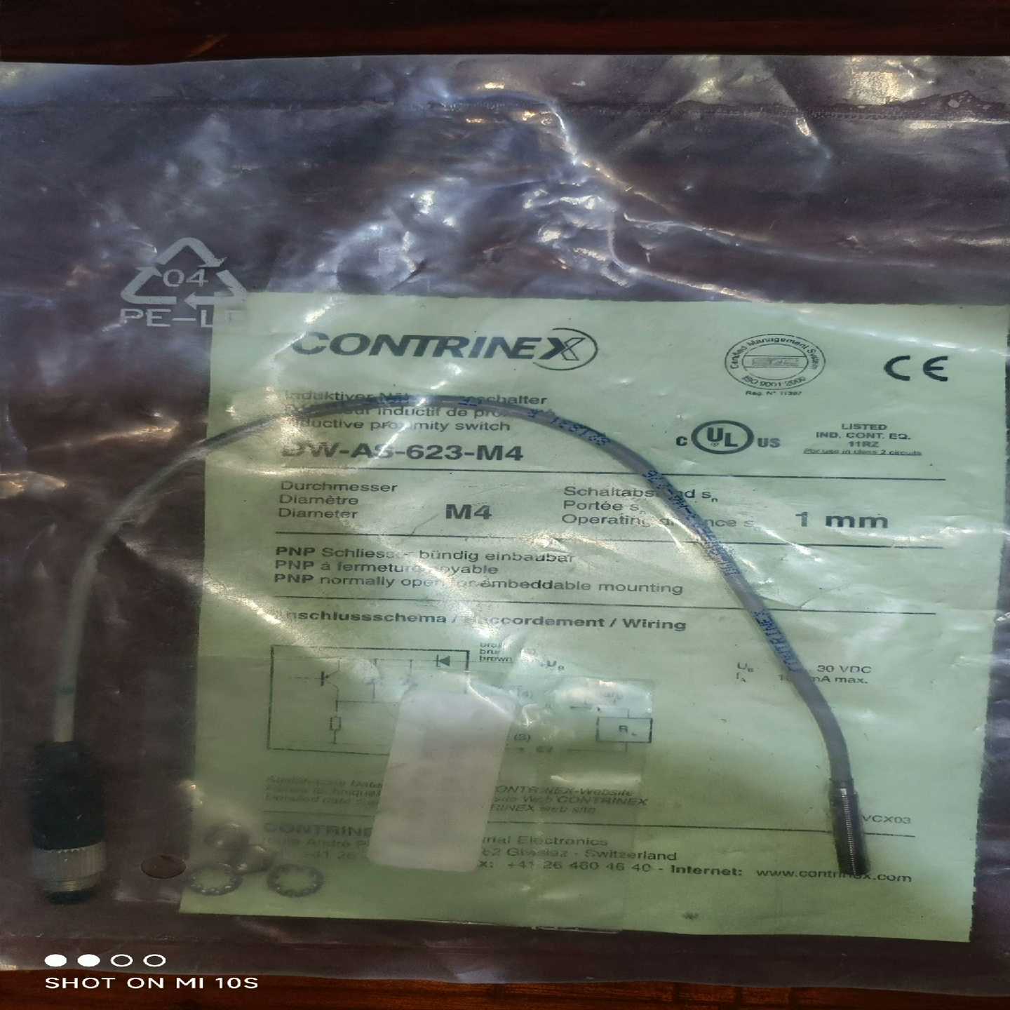 个人瑞士CONTRINEX接近开关DW-AS-62