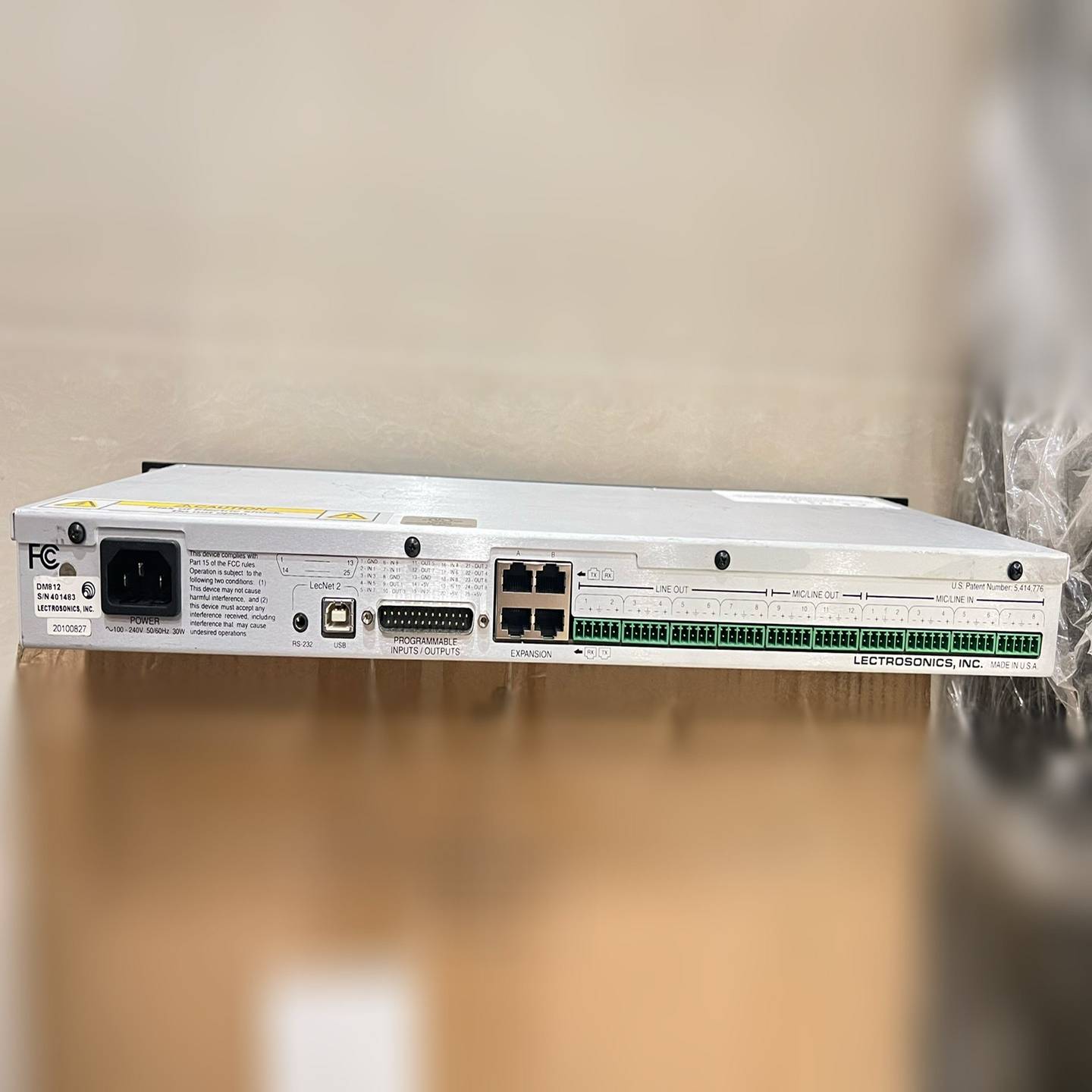 基恩士光栅控制器SL-R12EX二手拆机，成色如图，拆机剪-议价