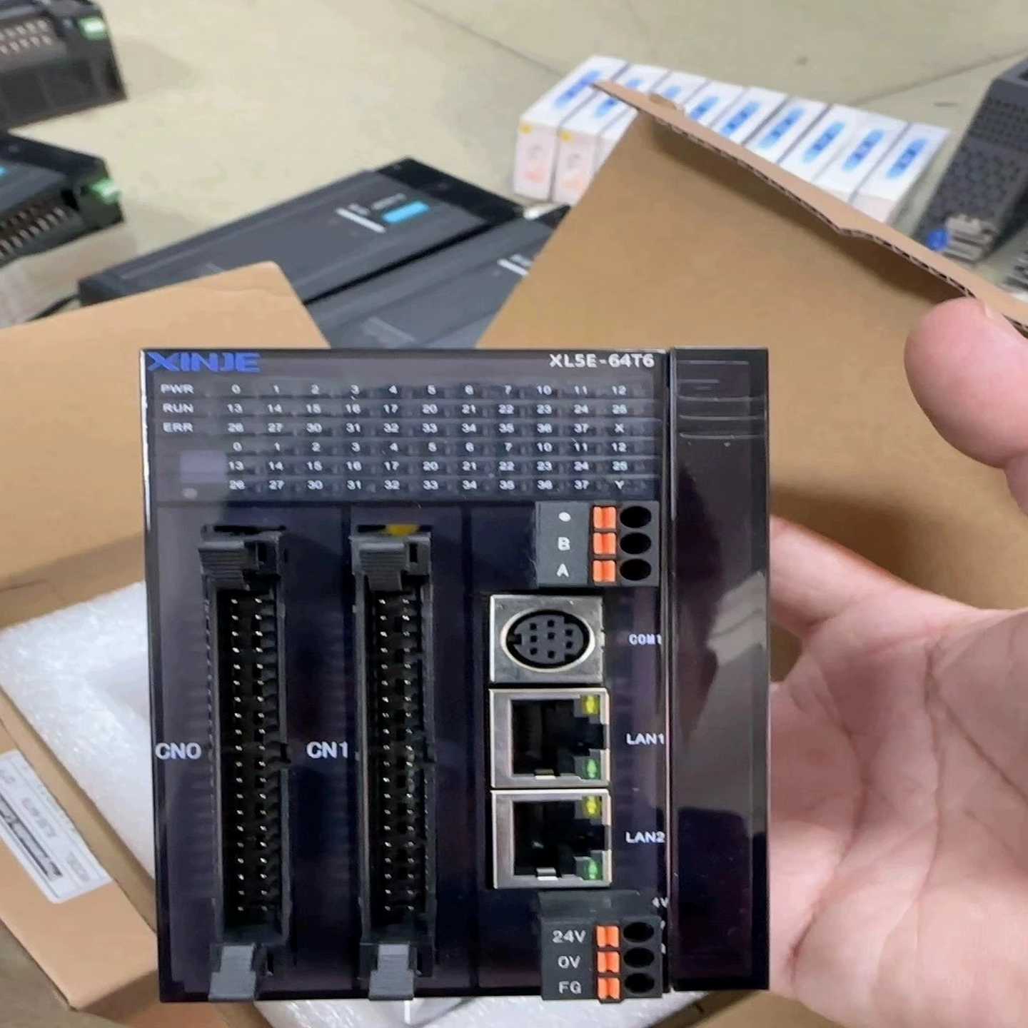 信捷XL5E以太网型PLC,全新盒码一致,年份24年,XL5--议价商品