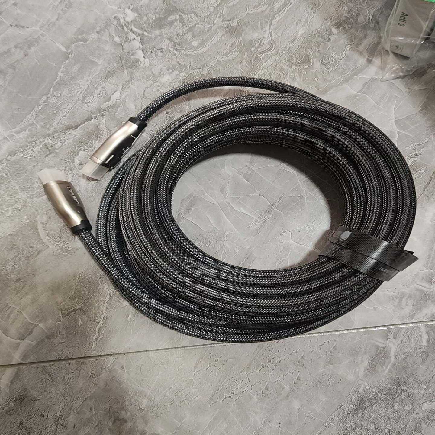 绿联镀锌高品质8KDP线10米，全新库存，带原包装，图片实拍--议价