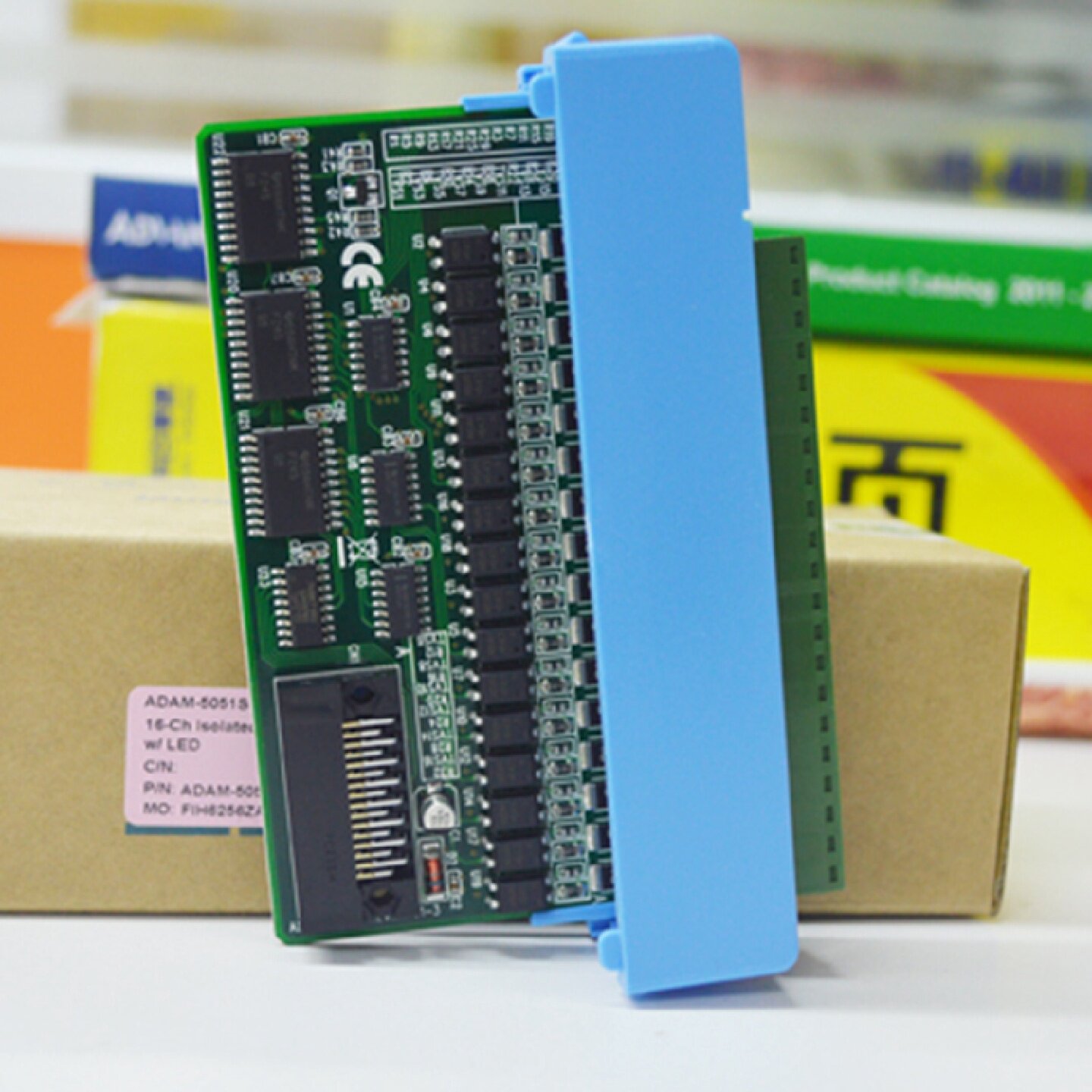 全新自动化控制器ADAM5051D研华16路数字量输入通道模块LED显示