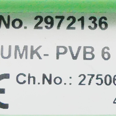 Phoenix Contact UMKPVB6 Interface Module 2972136 used