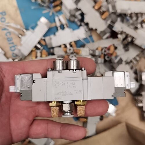 SMC电磁阀SY54205LC424V带消音器-议价