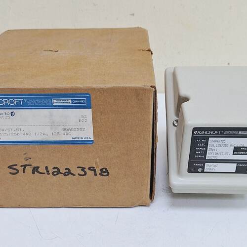 Ashcroft LPAN4HT25 Pressure Switch 10A 125250 VAC 125 VDC 30