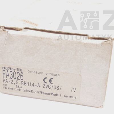 IFM EFECTOR 500 PA3026 PA25RBR14AZVGUS  V  PA25RBR14AZVGUS