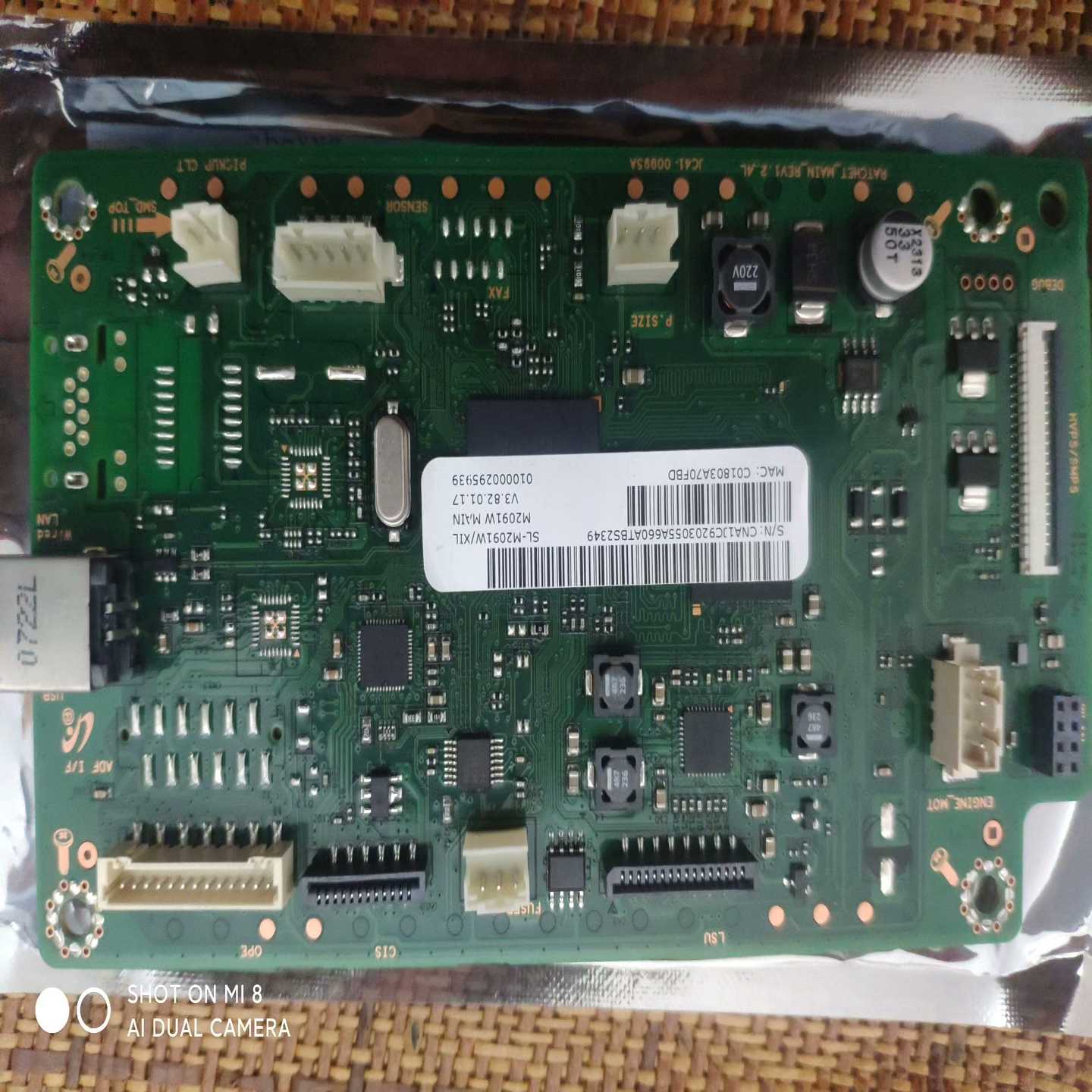 （议价）136W主板打印页数不多测试功能正常附测