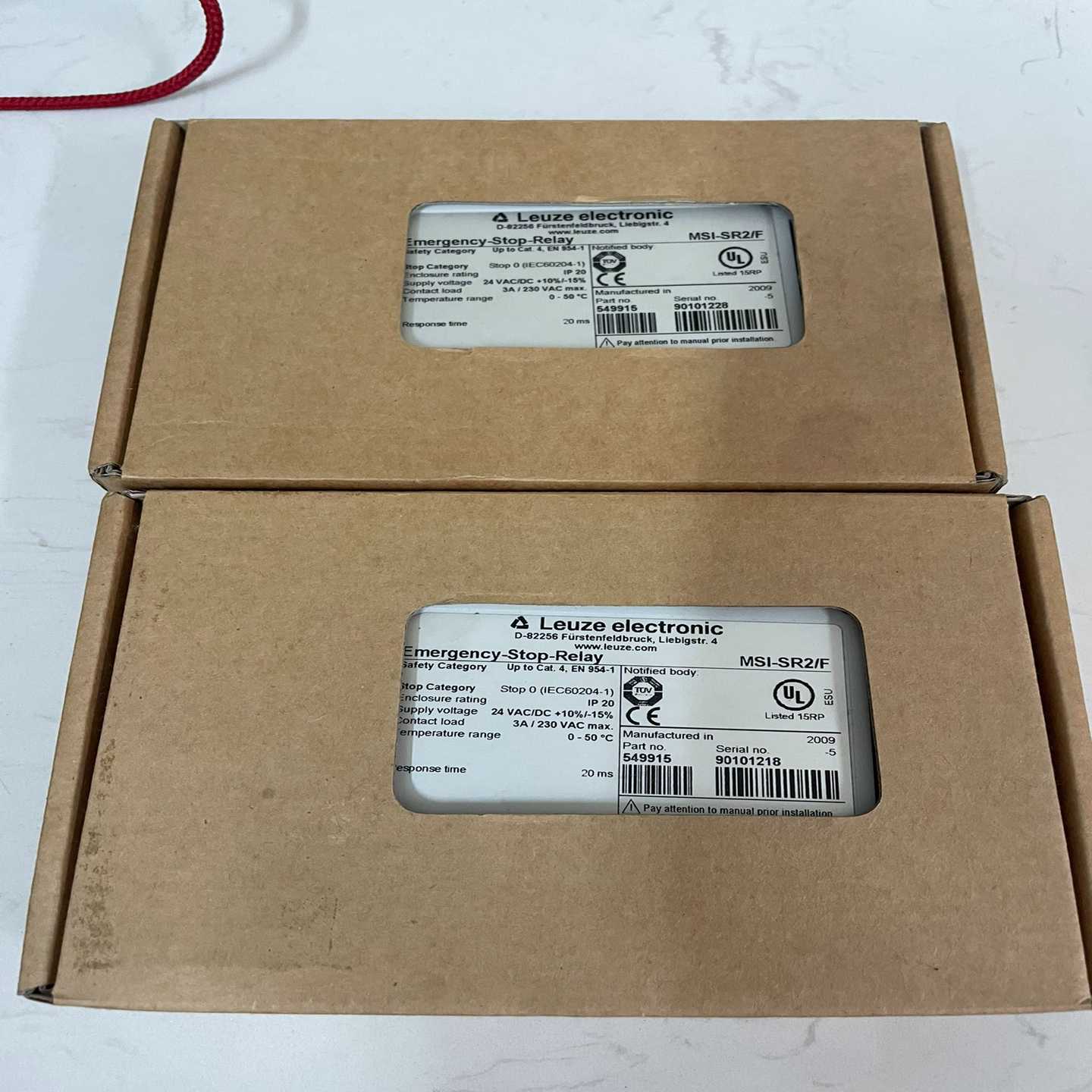 【议价】MSI-SR2/F 德国劳易测LEUZE安全继电器，上机使用