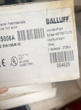 巴鲁夫限位开关BNS006ABNS819-100-R-1-议价