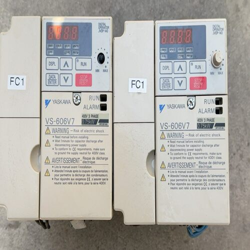 安川变频器：0.75 kw，2台~询价
