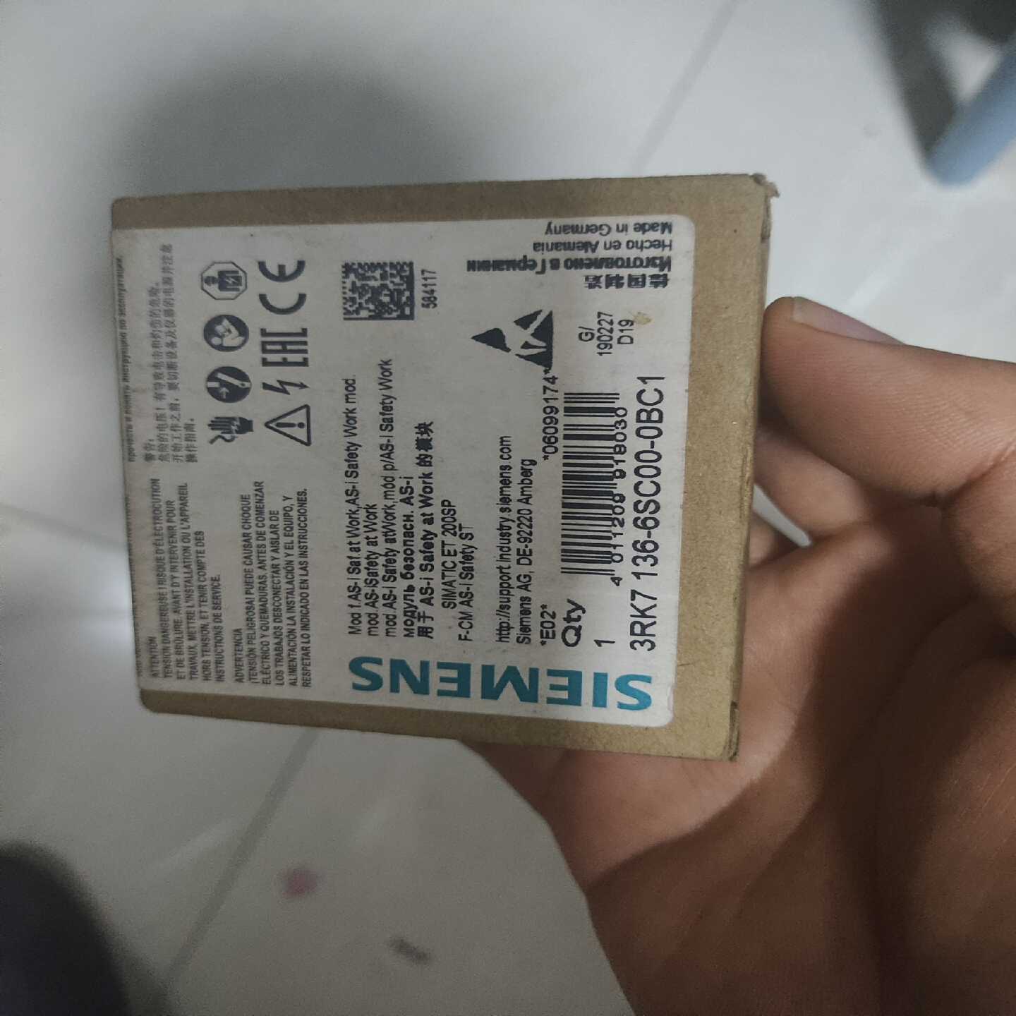 议价西门子ASI主站模块AS-imaster安全模块，3RK7