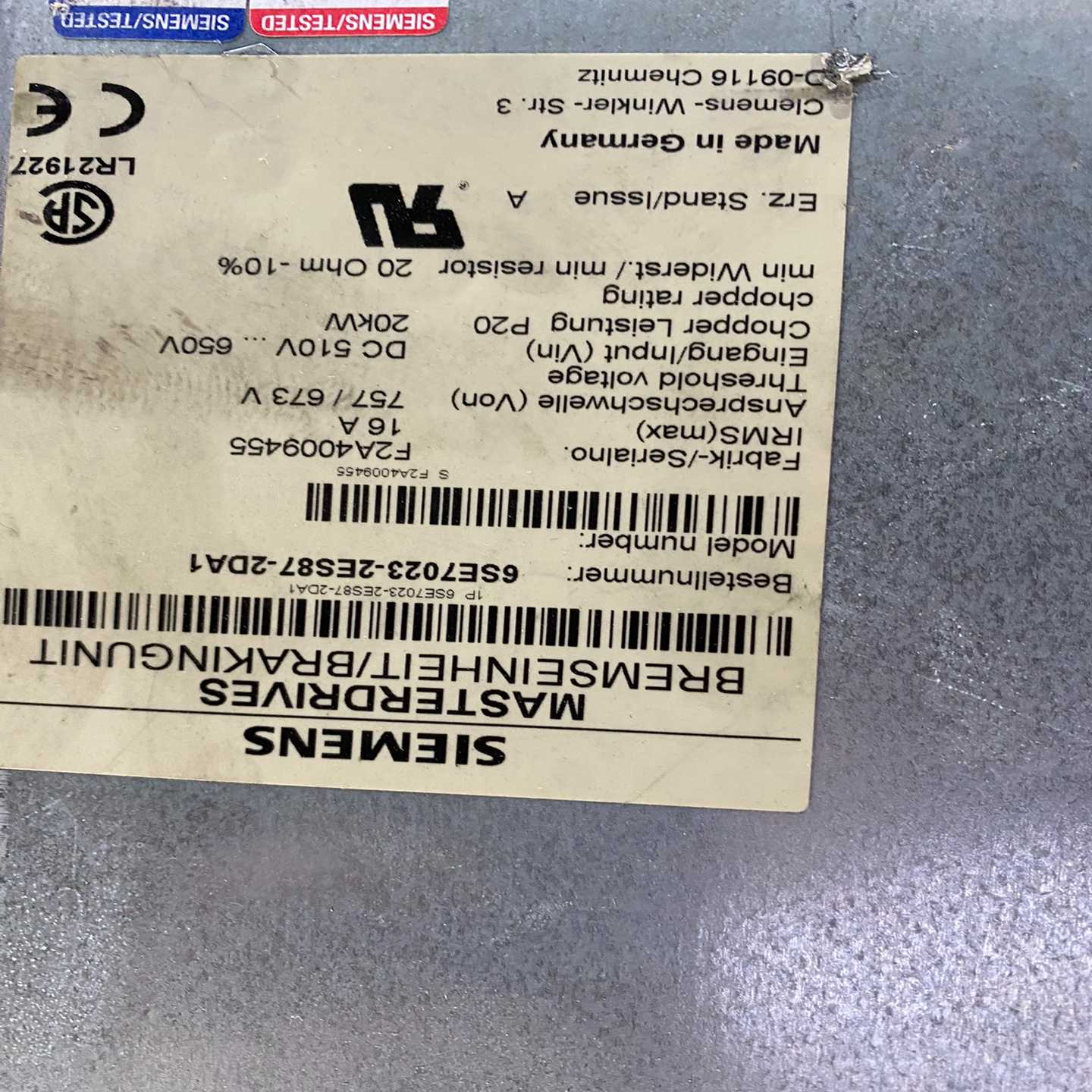 议价6se7023-2es87-2da1