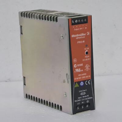 Weidmueller CP M SNT 120W 24V 5A SwitchMode Power Supply Ord