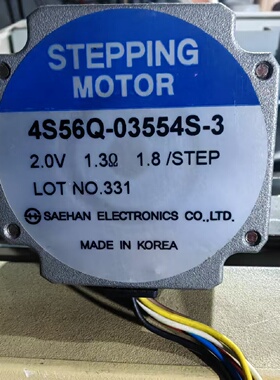 制造的SAEHAN步进电机，型号4S56Q-03554S-议价