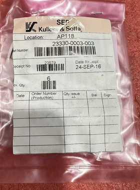 Kulicke&Soffa连接板，型号23330-000--议价商品