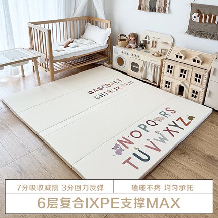 加厚IXPE爬行垫婴幼儿宝宝地垫无缝可折叠无味家用客厅儿童爬爬垫
