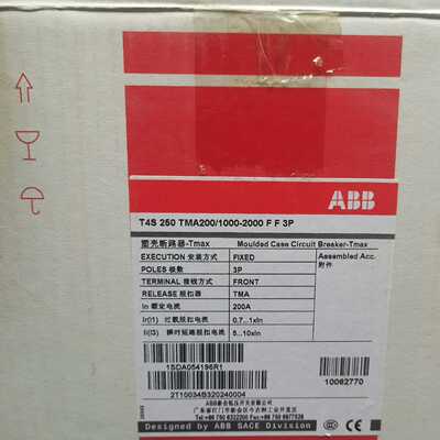 塑壳断路器T4S250TMA200FF3P询价