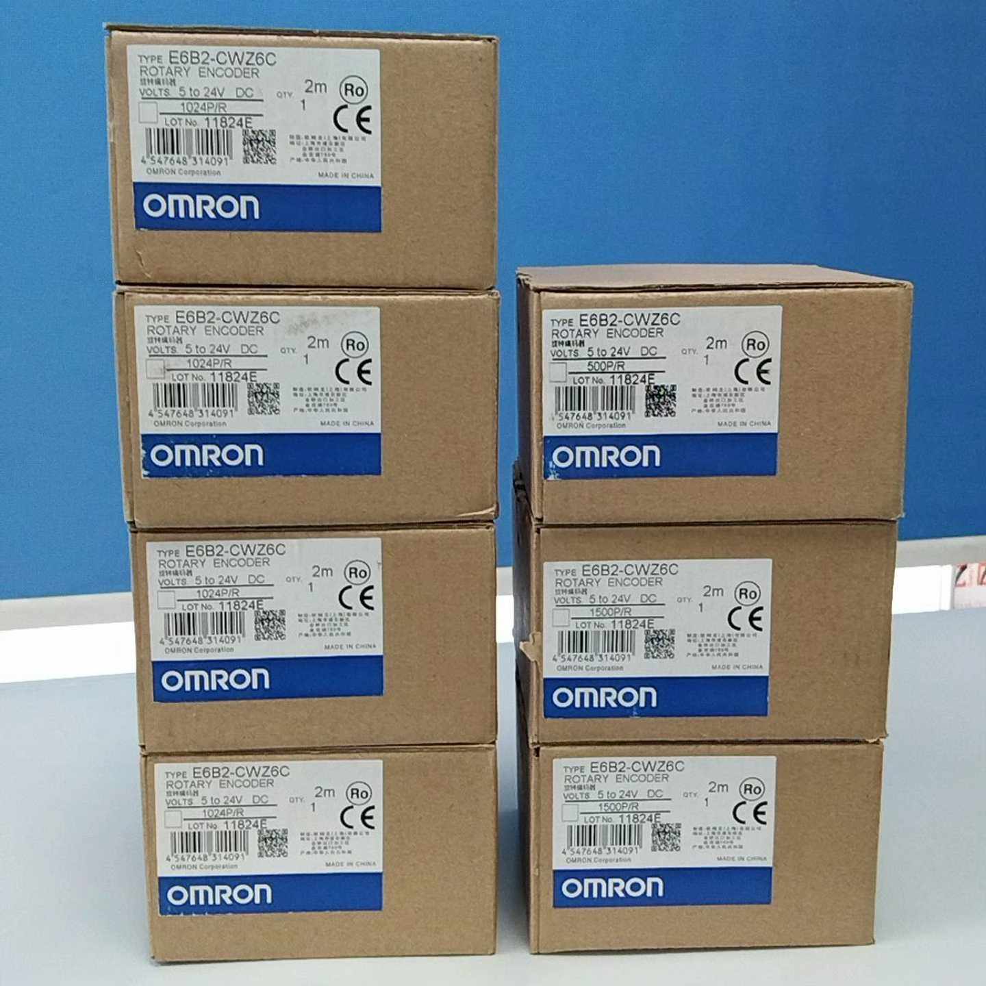 询价欧姆龙E6B2-CWZ6C旋转编码器，带包装2M