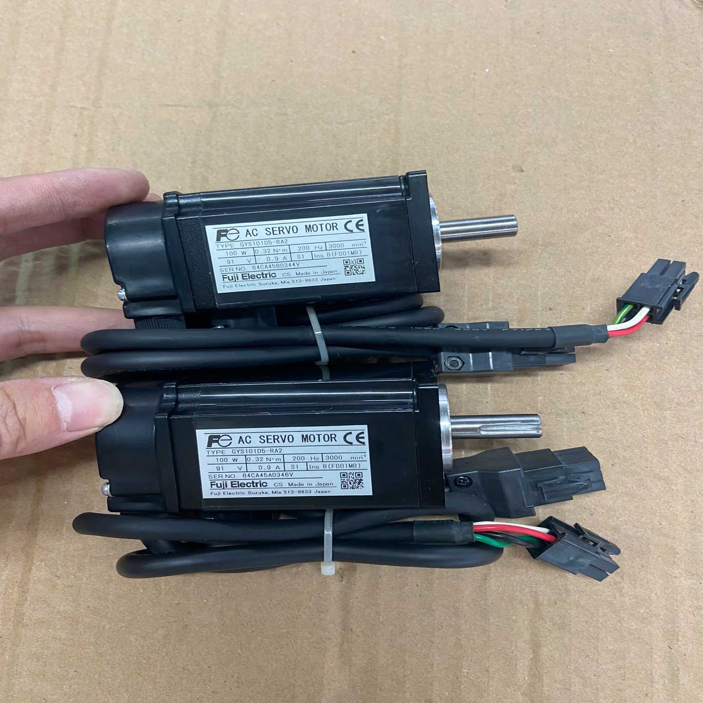 议价GYS101D5-RA2拆机原装富士100W伺服电机