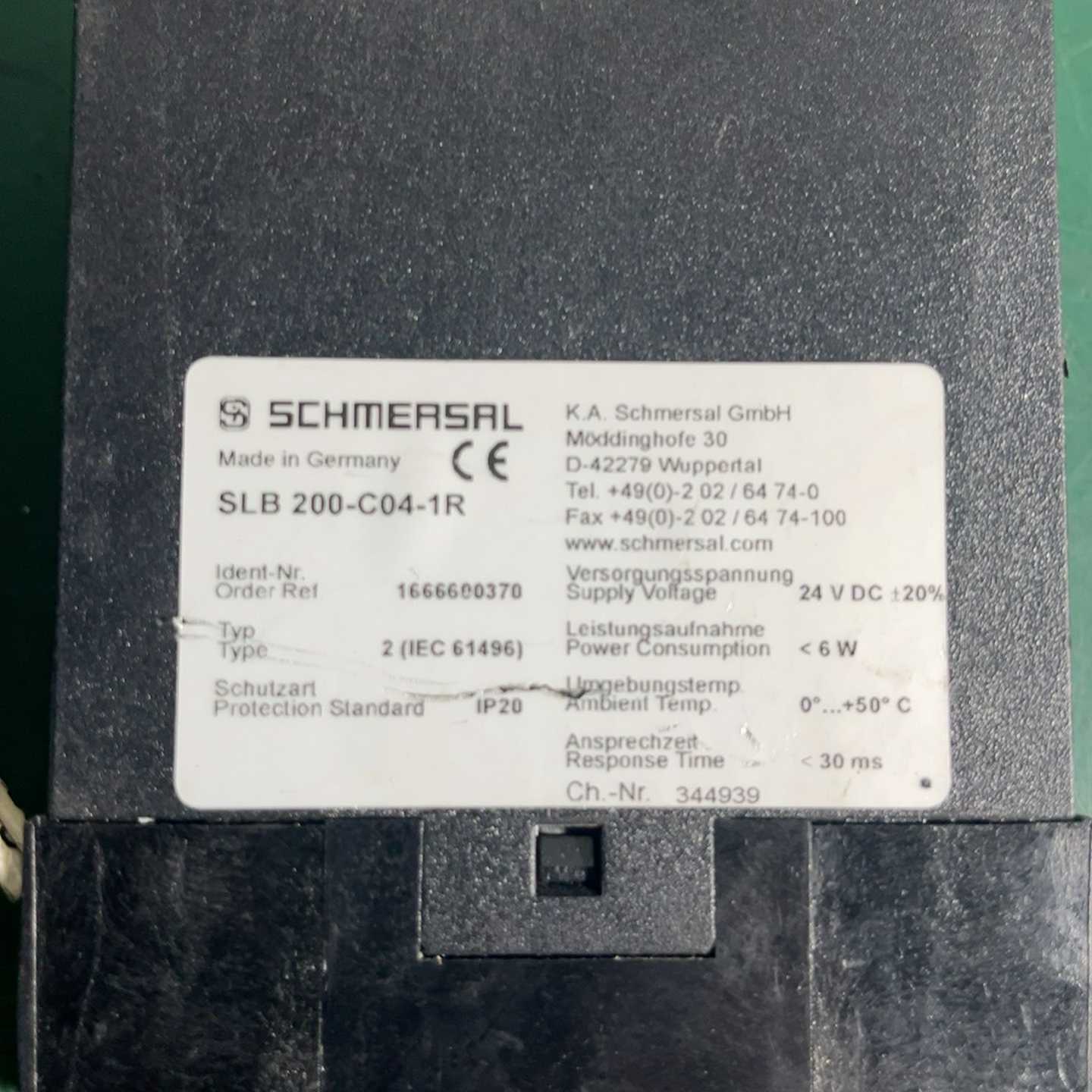 咨询-施迈赛SCHMERSAL，SLB200-C04-1R继