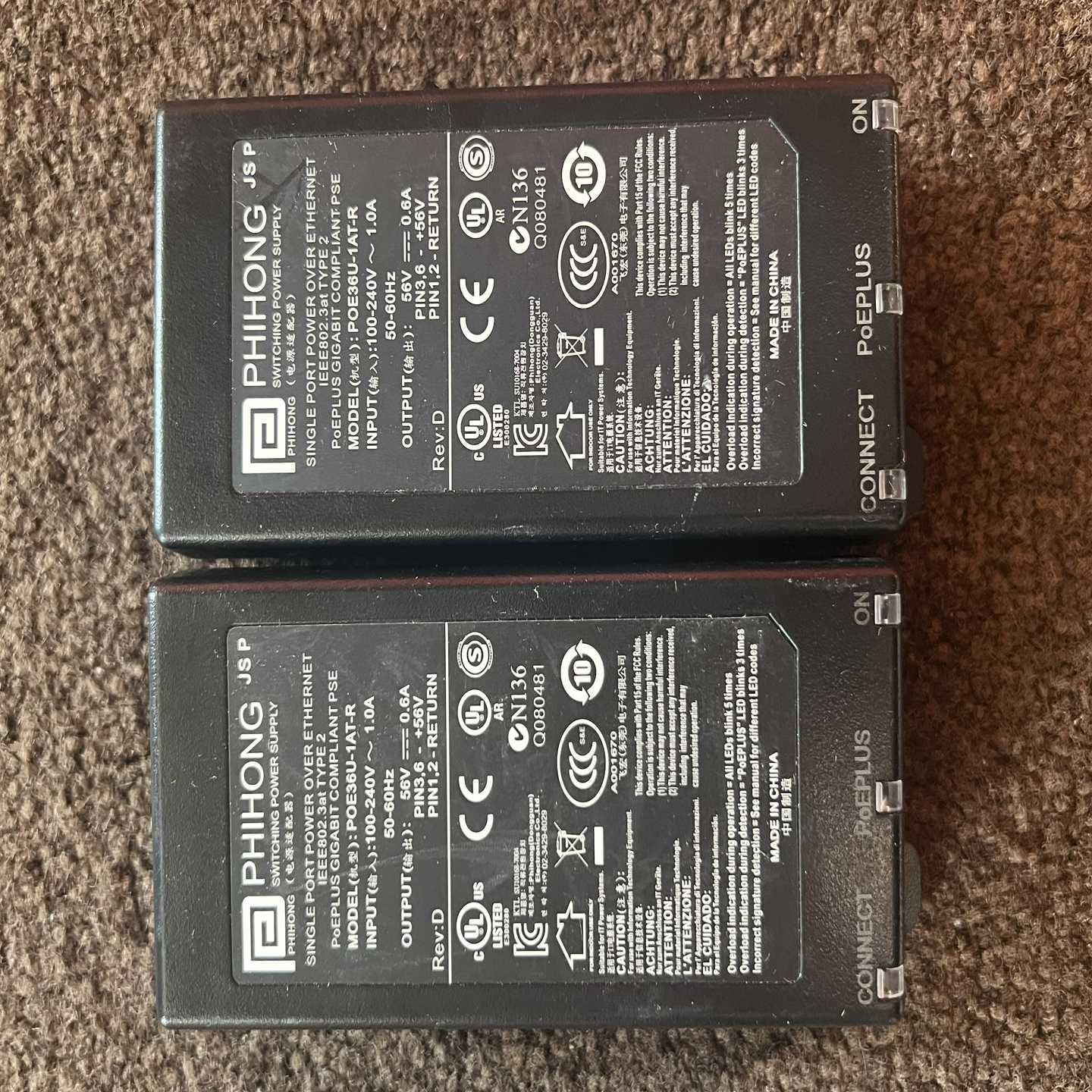 POE36U-1AT-R飞宏电源适配器询价