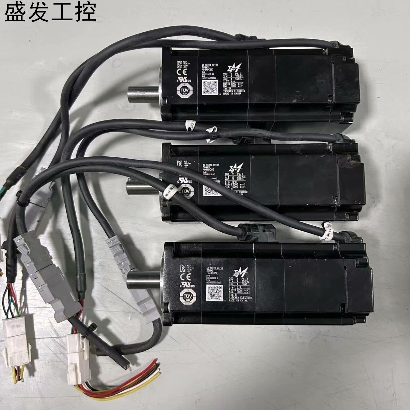安川伺服电机SGMMS-04ADC6E二手正常拆机成色如议价产品