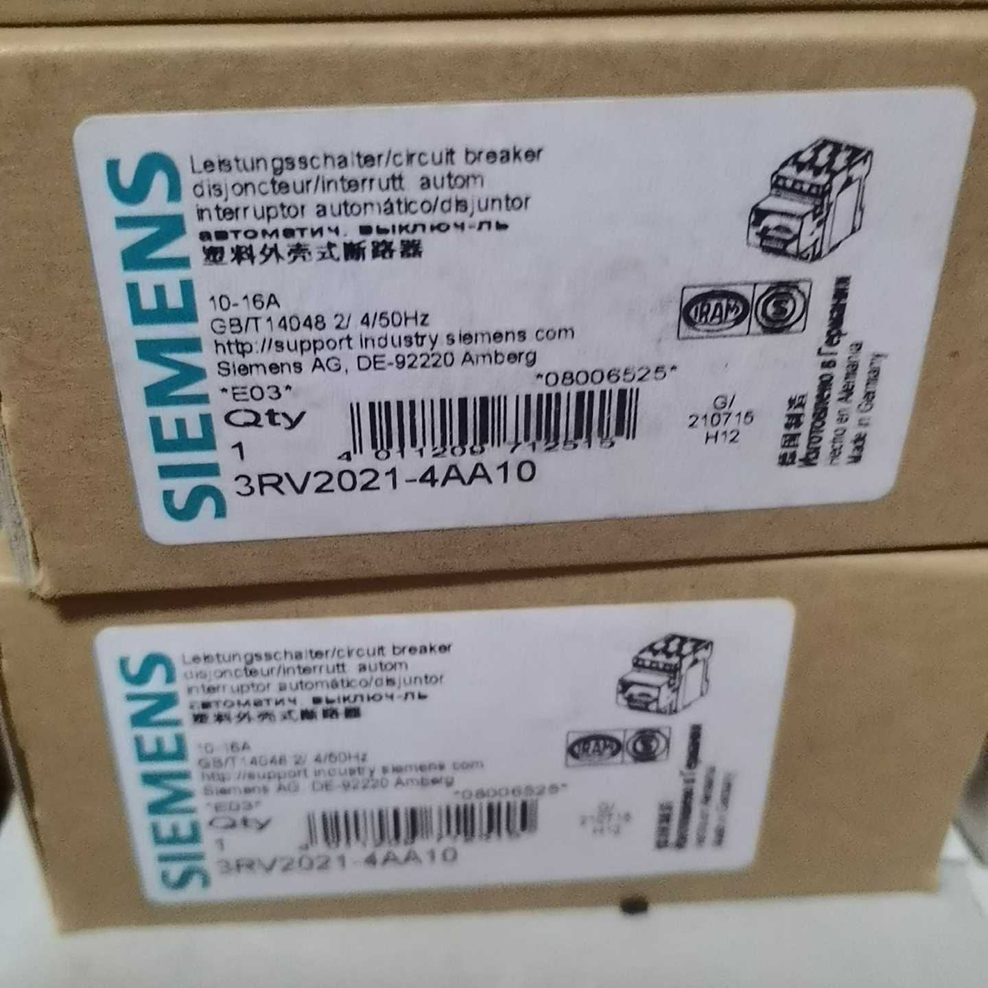 3RV2021-4AA10低压断路器询价