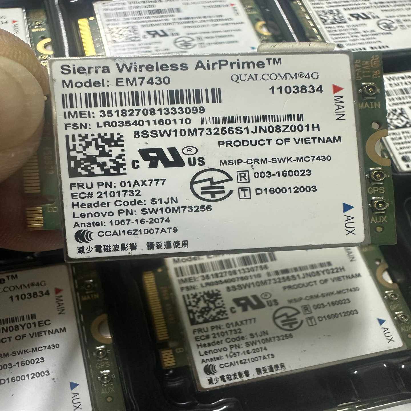 全新原装EM7430M24G模块，型号01AX777，支--议价商品