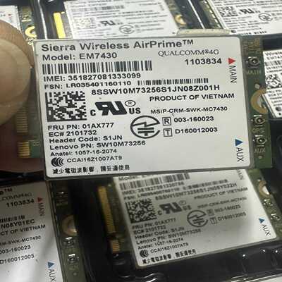 全新原装EM7430M24G模块，型号01AX777，支--议价商品
