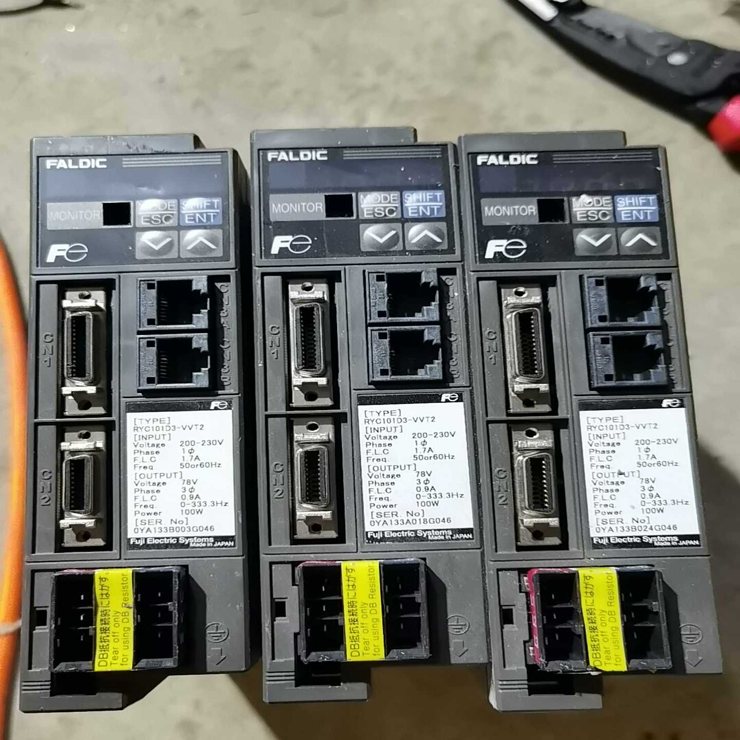 【请询价】富士100w伺服驱动器RYC101D3-VVT2全新未使