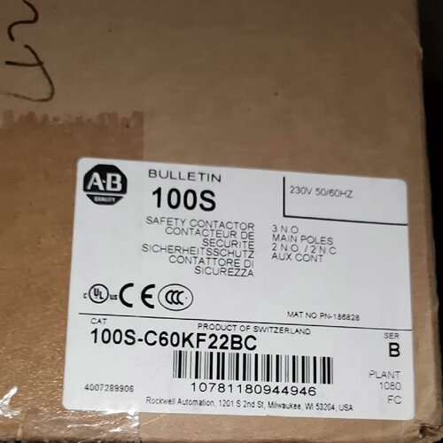 【询价】100S-C60KF22BC.  AB继电器
